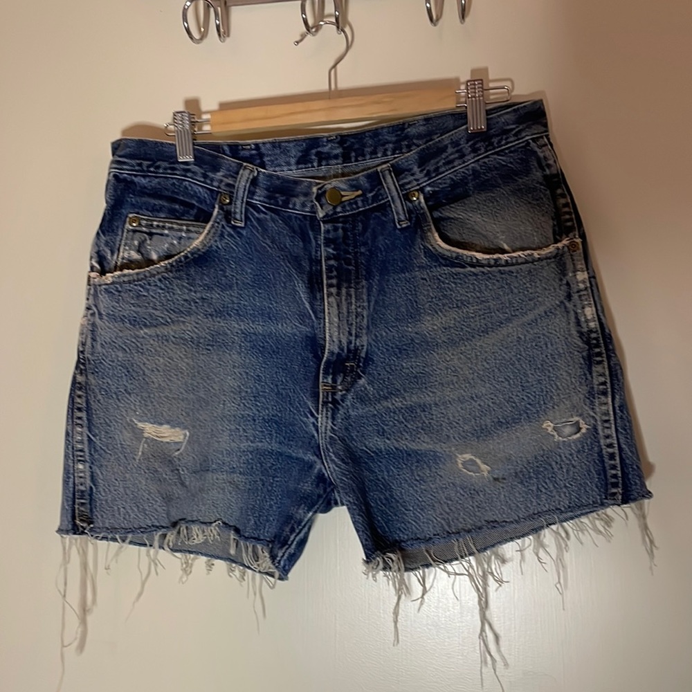 Destroyed Vintage Wrangler Cutoffs
